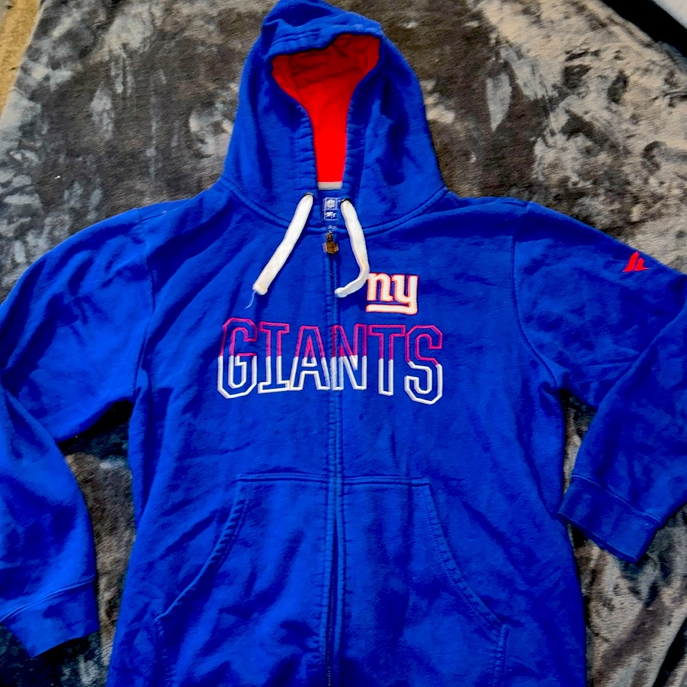 ny giants zip up hoodie